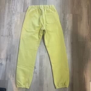 Revolve Morgan Stewart Sport Sweatpants in Lemon Lime size Small